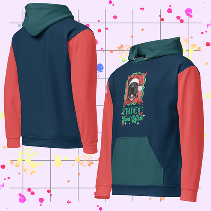 Thicc like Saint Nick Printed Unisex Hoodie