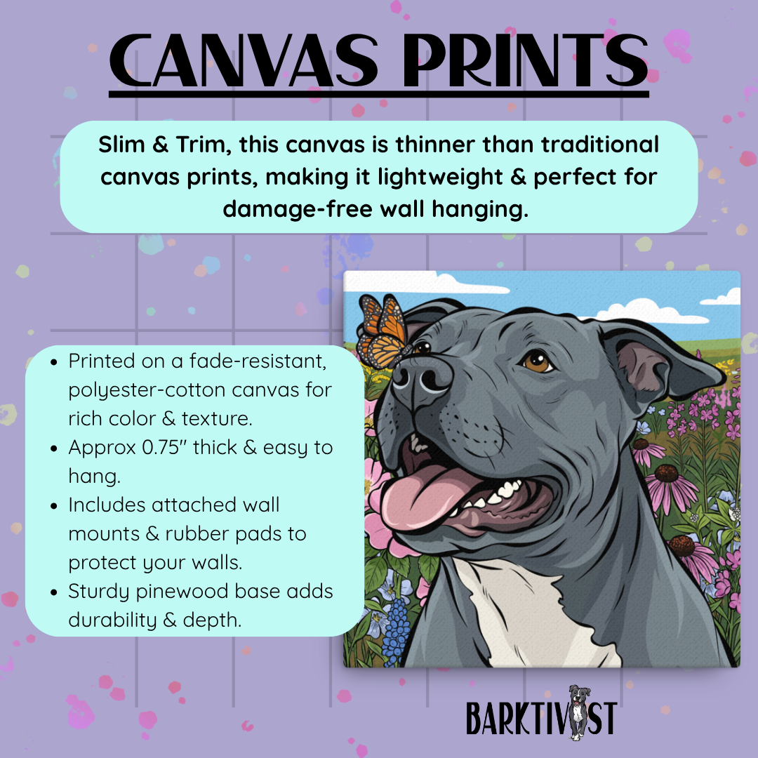 PAWsonalized Canvas Wall Print