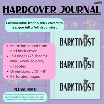 PAWsonalized Hardcover Journal