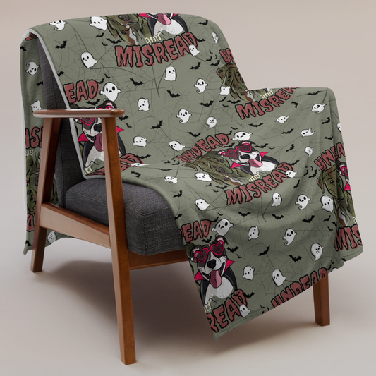 Undead & Misread Throw Blanket