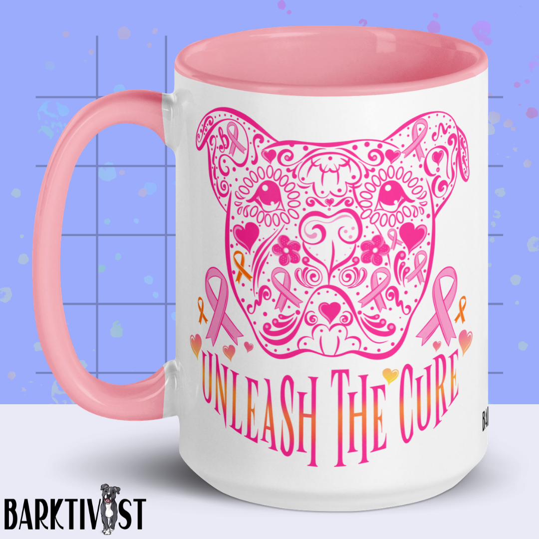 Unleash the Cure 15oz Ceramic Pink Mug