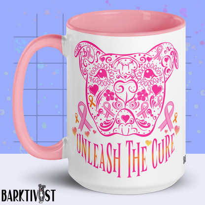 Unleash the Cure 15oz Ceramic Pink Mug