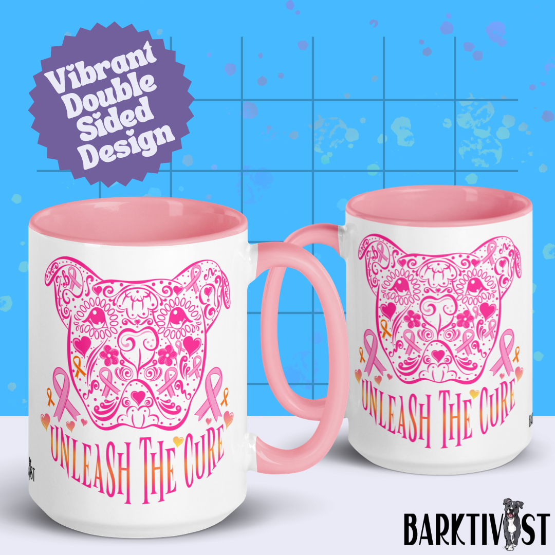 Unleash the Cure 15oz Ceramic Pink Mug